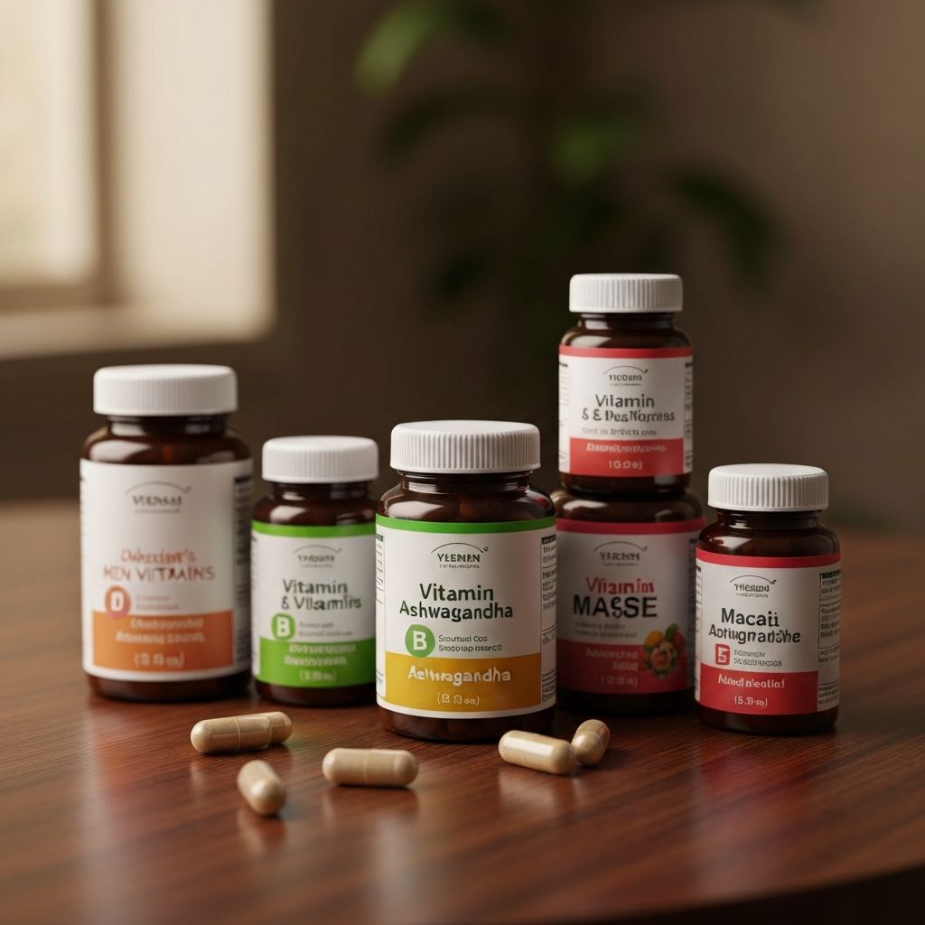 Men's supplements collection